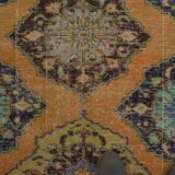 Colourful Vintage Oushak Runner Sku2480