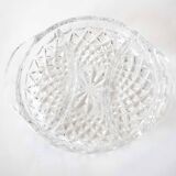 Plat apéritif cristal de Baccarat