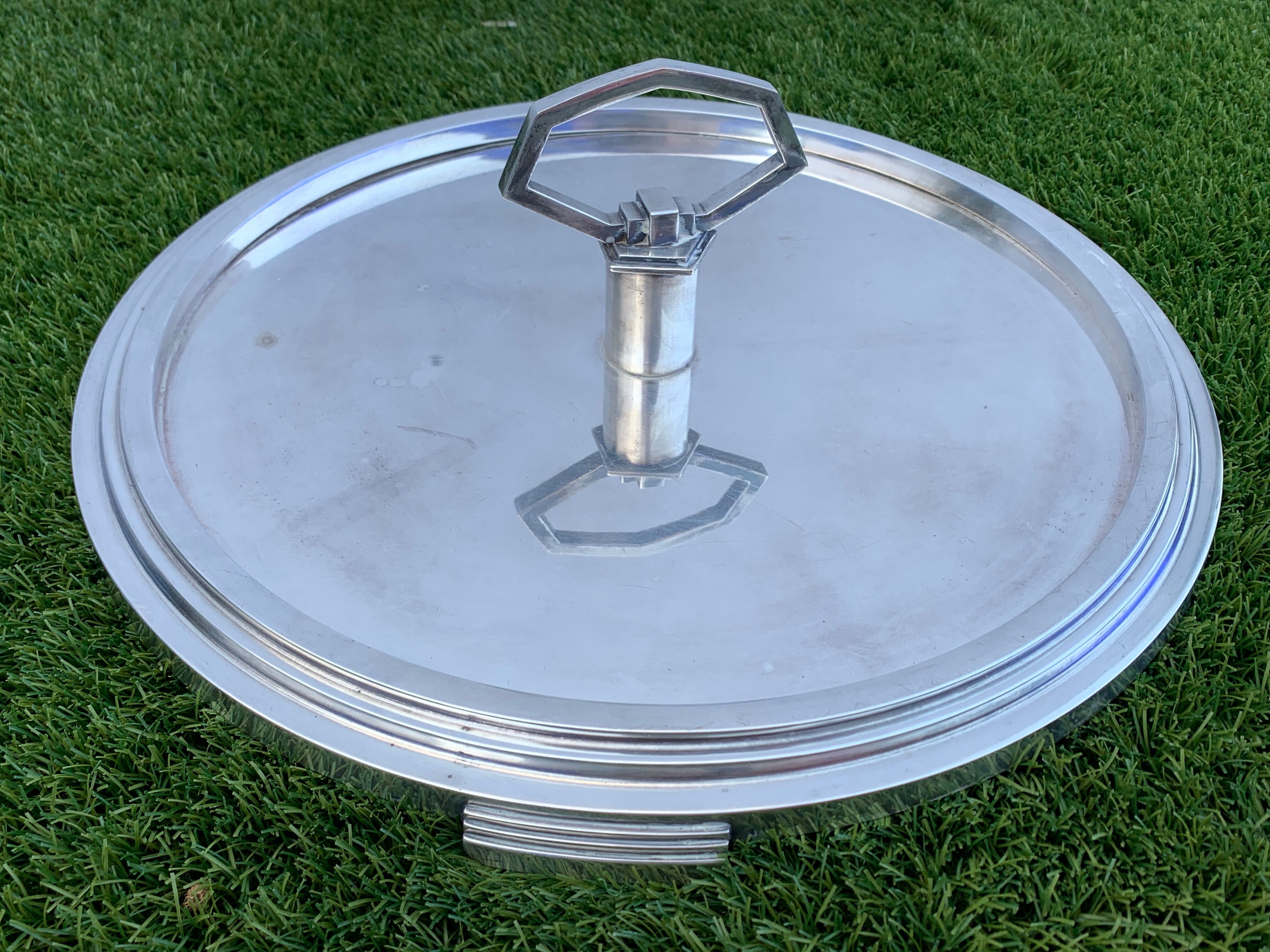 Christofle presentation tray in metal