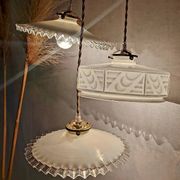 Art deco waterfall pendant light