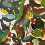 Abstract composition painting