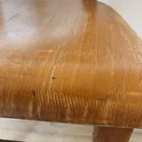 4 camel Thonet bistro chairs