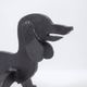 Edouard Shenck. Pair of zoomorphic andirons in wrought iron. 1950s.