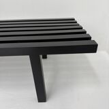 Mid-century slatted wooden bench Martin Visser style , 1970’s