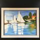 Tableau les voiliers blancs