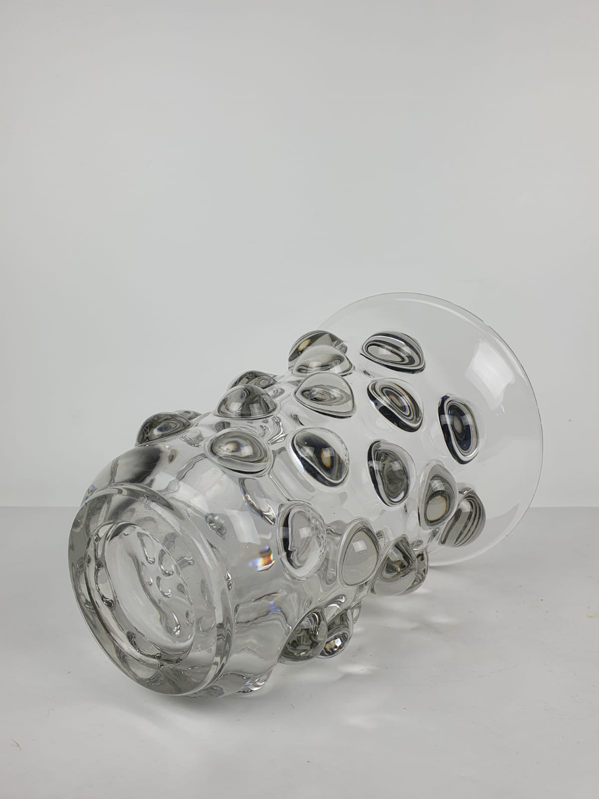 Brutalist vase Panel Panek 70s