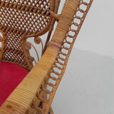Emmanuelle chair, bamboo peacock throne