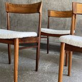 4 Danish rosewood chairs by Rosengren Hansen, 1960s