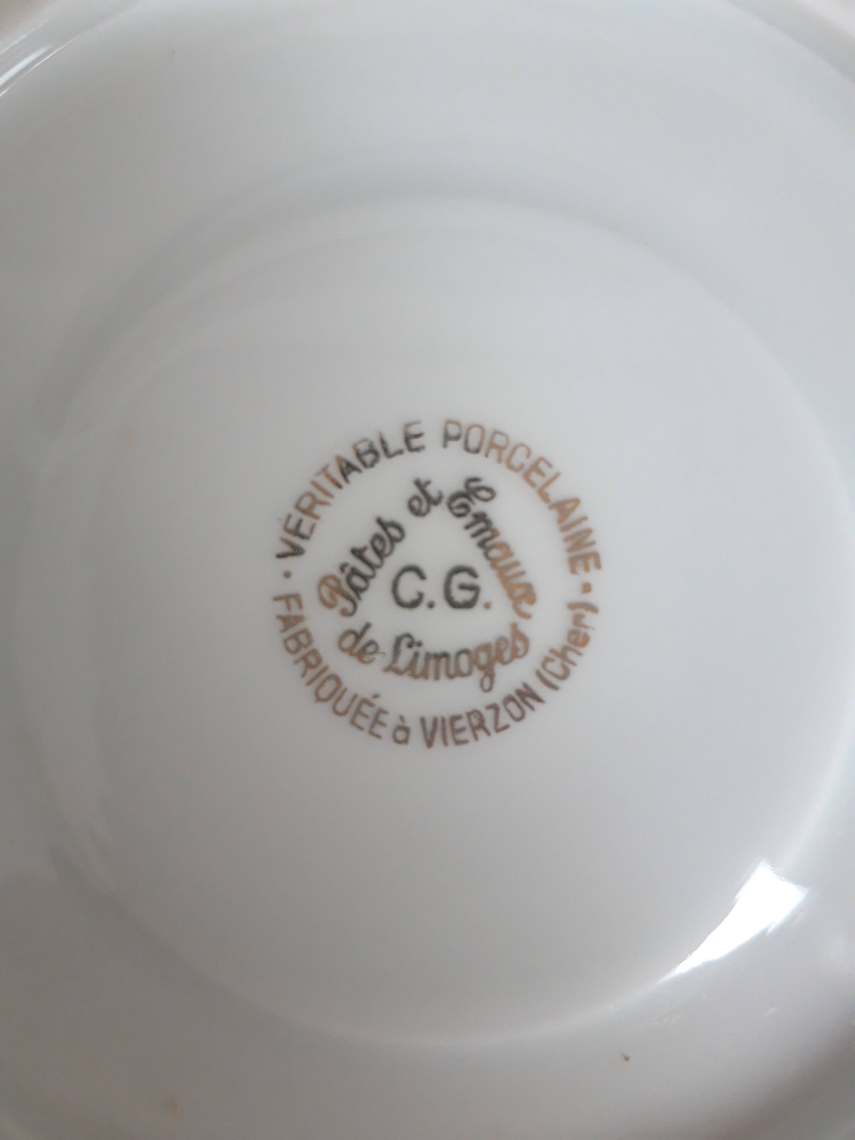 8 cups Limoges