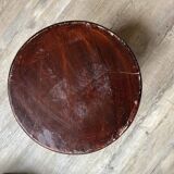 Leather waste paper basket