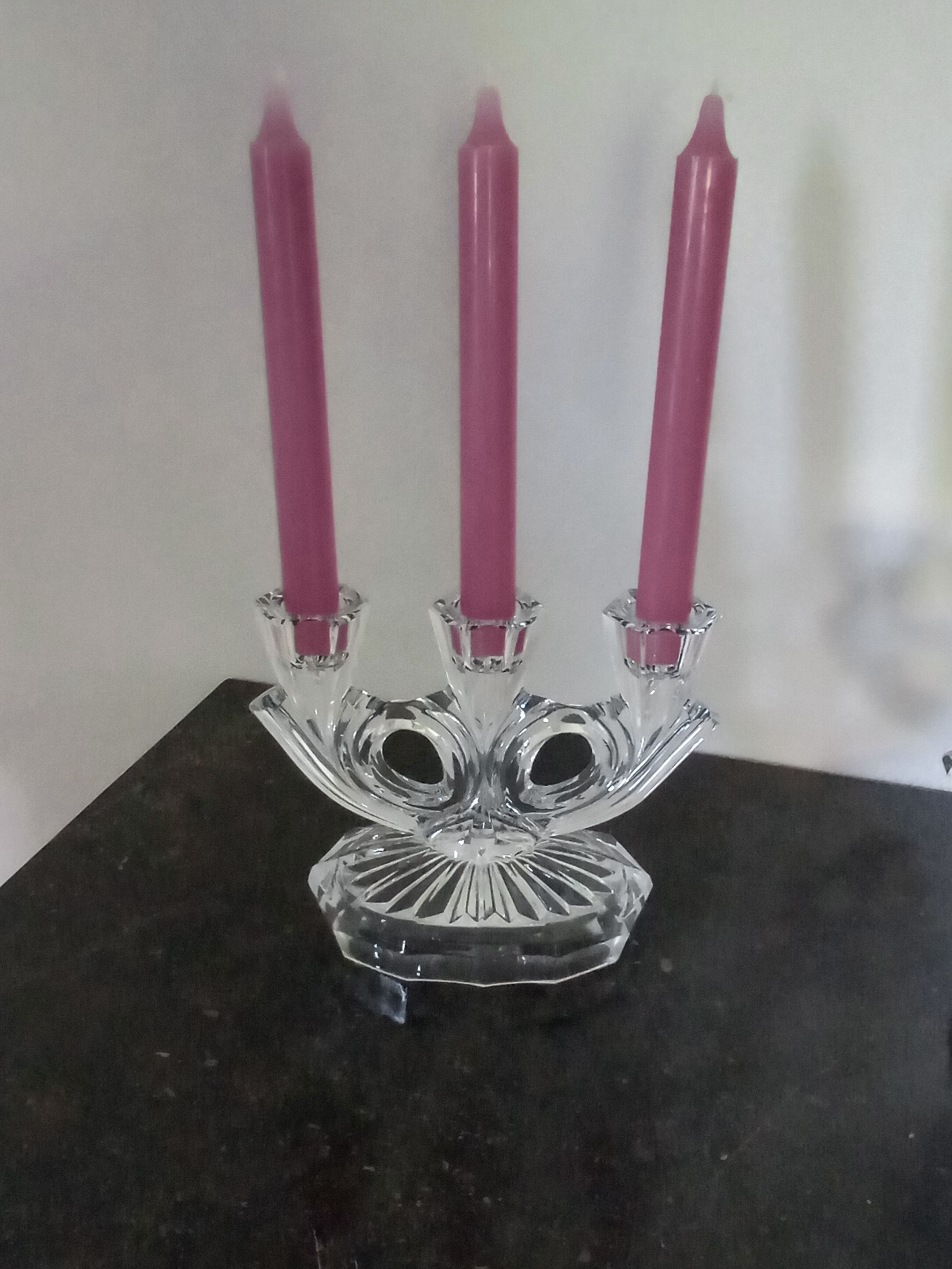 Pair of candle holders