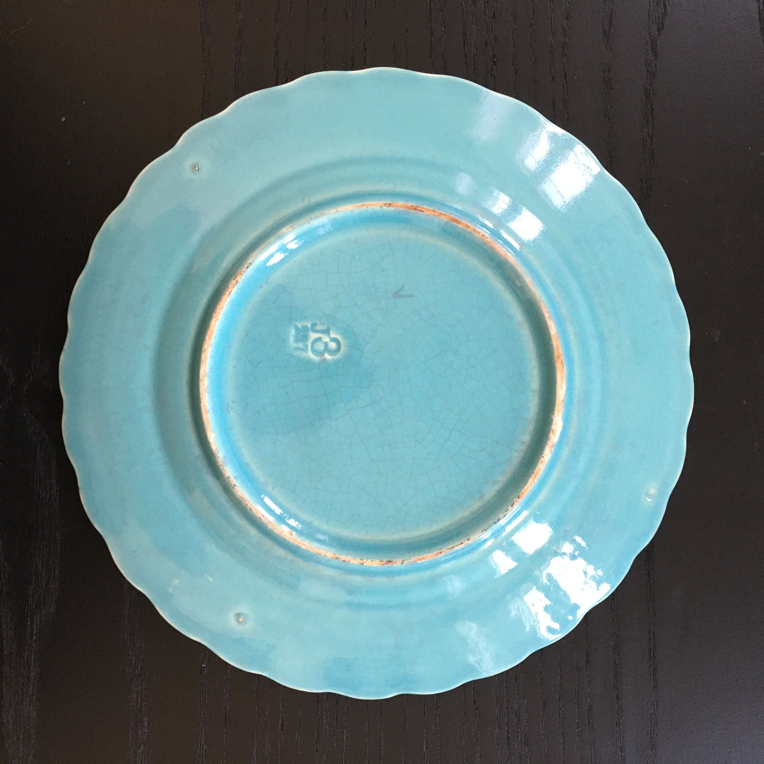 Pair of plates dabbling birds