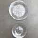 Vintage floral glass plates from Sweden by Ann Wärff for Kosta Boda, set of 11.