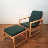 Børge Mogensen chair 2256 with hocker 2248