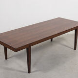 Rosewood coffee table by Erik Severin Hansen for Haslev 1960s