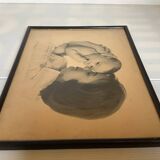 Old frame mother and baby style photography