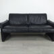 Vintage leather sofa desgn Belgian 80s edition Swann