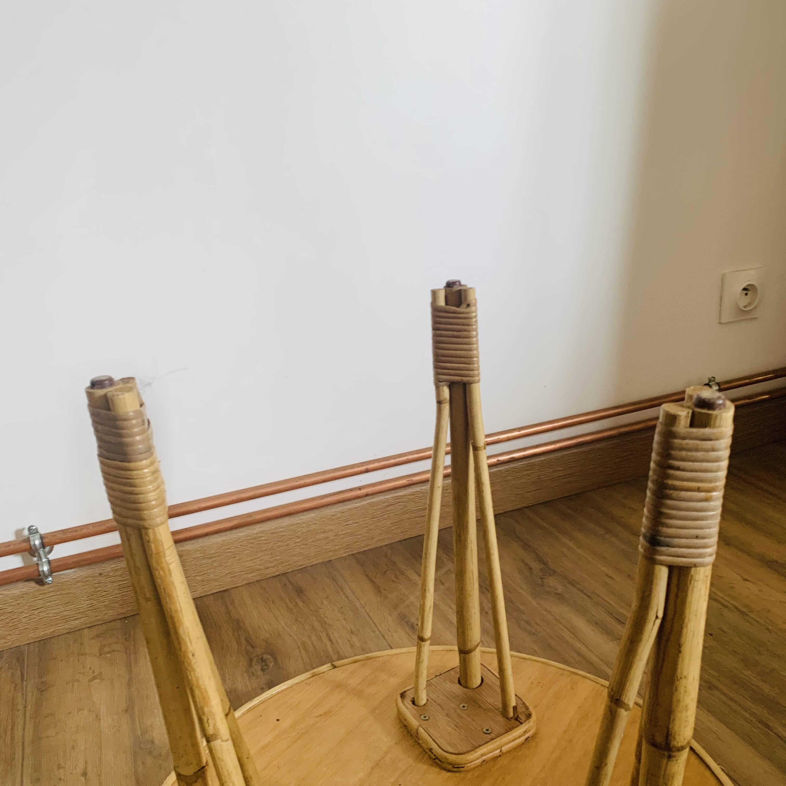 Vintage 60s tripod coffee table