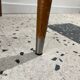 Chaise scandinave bois et simili noir
