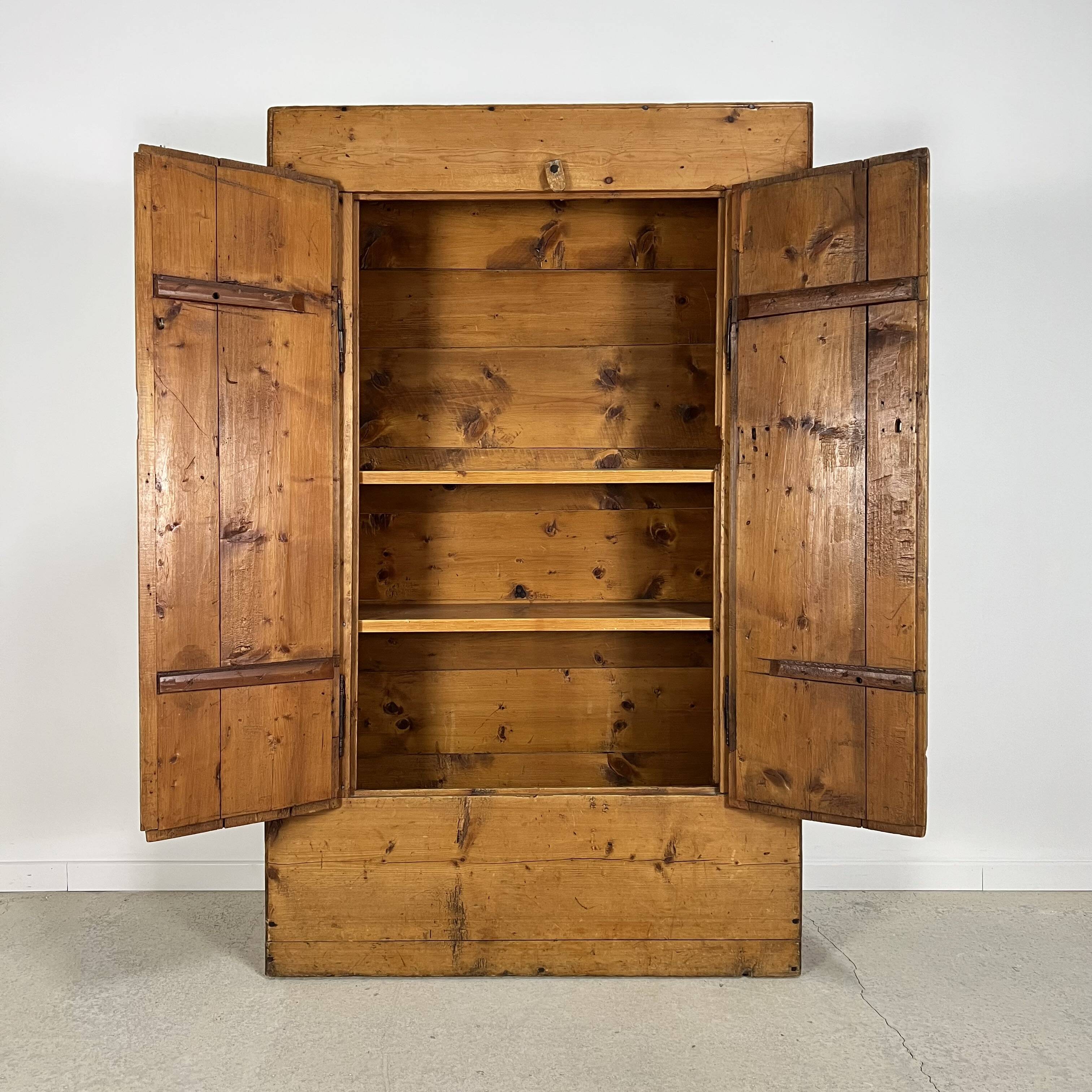 Authentic mountain cabinet furniture, jam maker, folk art, Savoie