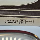 Vintage metal design empty pocket / dishes – Graphics A. Noblet
