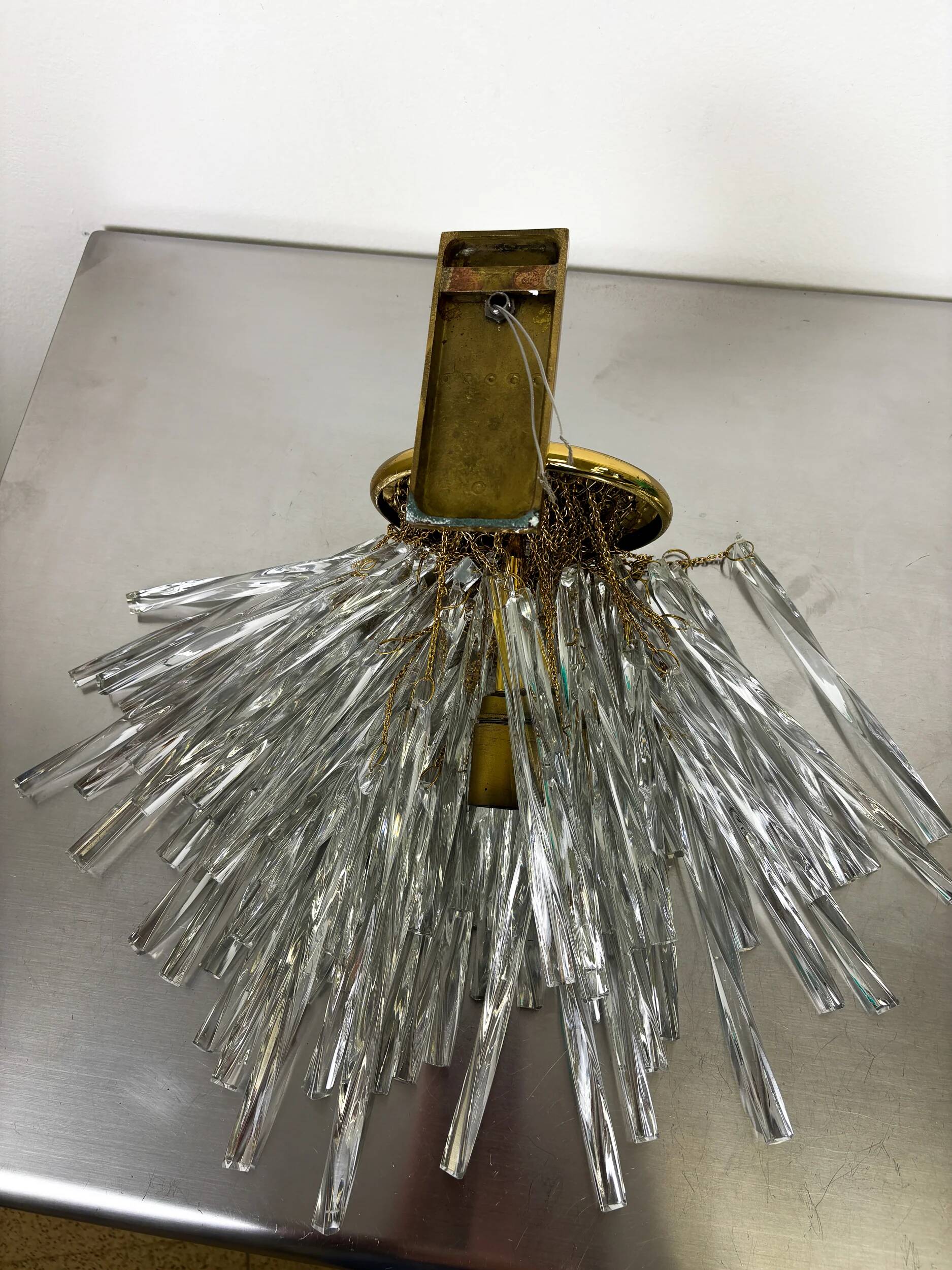 Cascade wall light by Venini, Murano glass, Italy, 1970s
