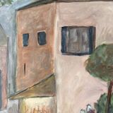Oil on landscape panel