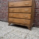 Vintage chest of drawers compass feet