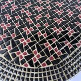 Vintage mid-century mosaic coffee table