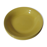 Lot 6 hollow plates Digoin Sarreguemines vintage