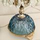 Paire de lampes en verre style Hollywood Regency, circa 1960