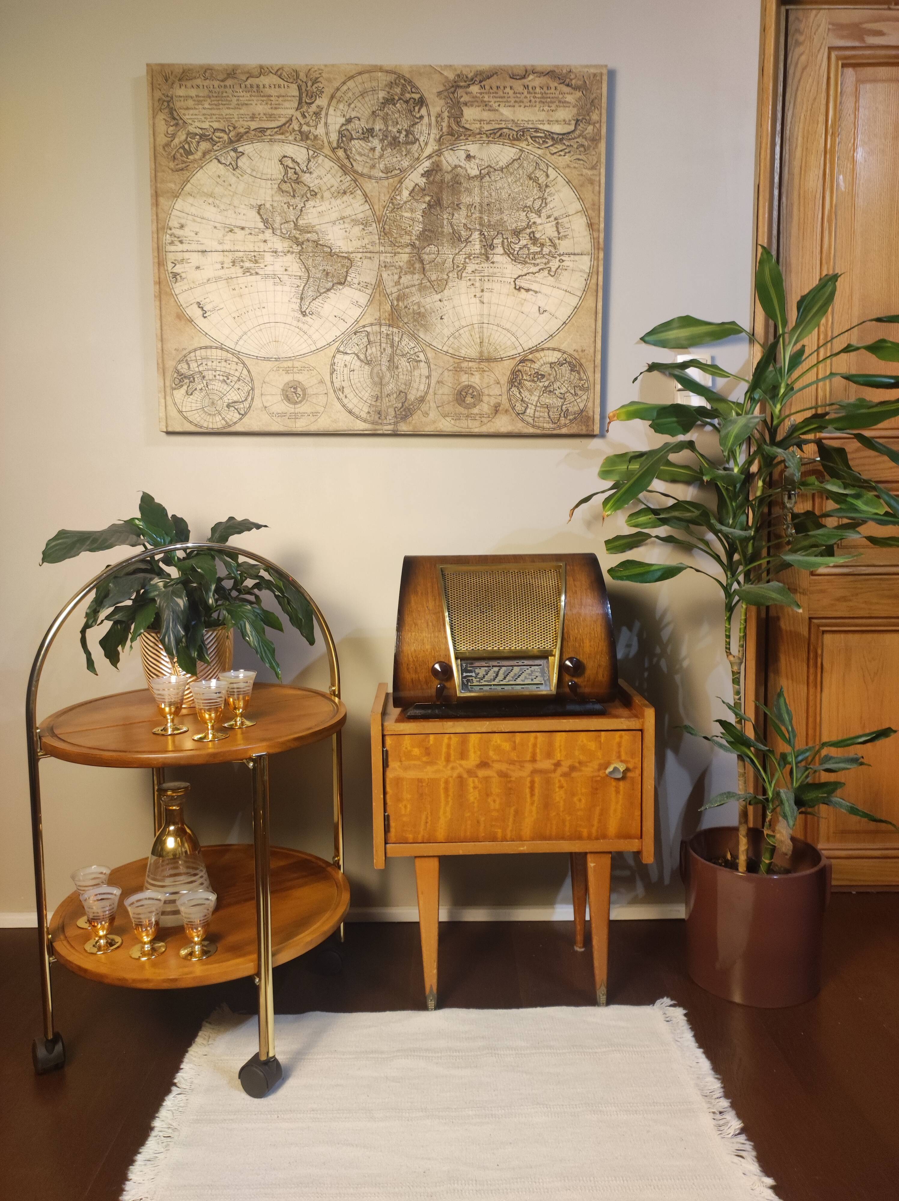 1970s drinks trolley / serving cart