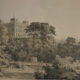 Lithograph under glass "Port of Hamburg", 19th century.