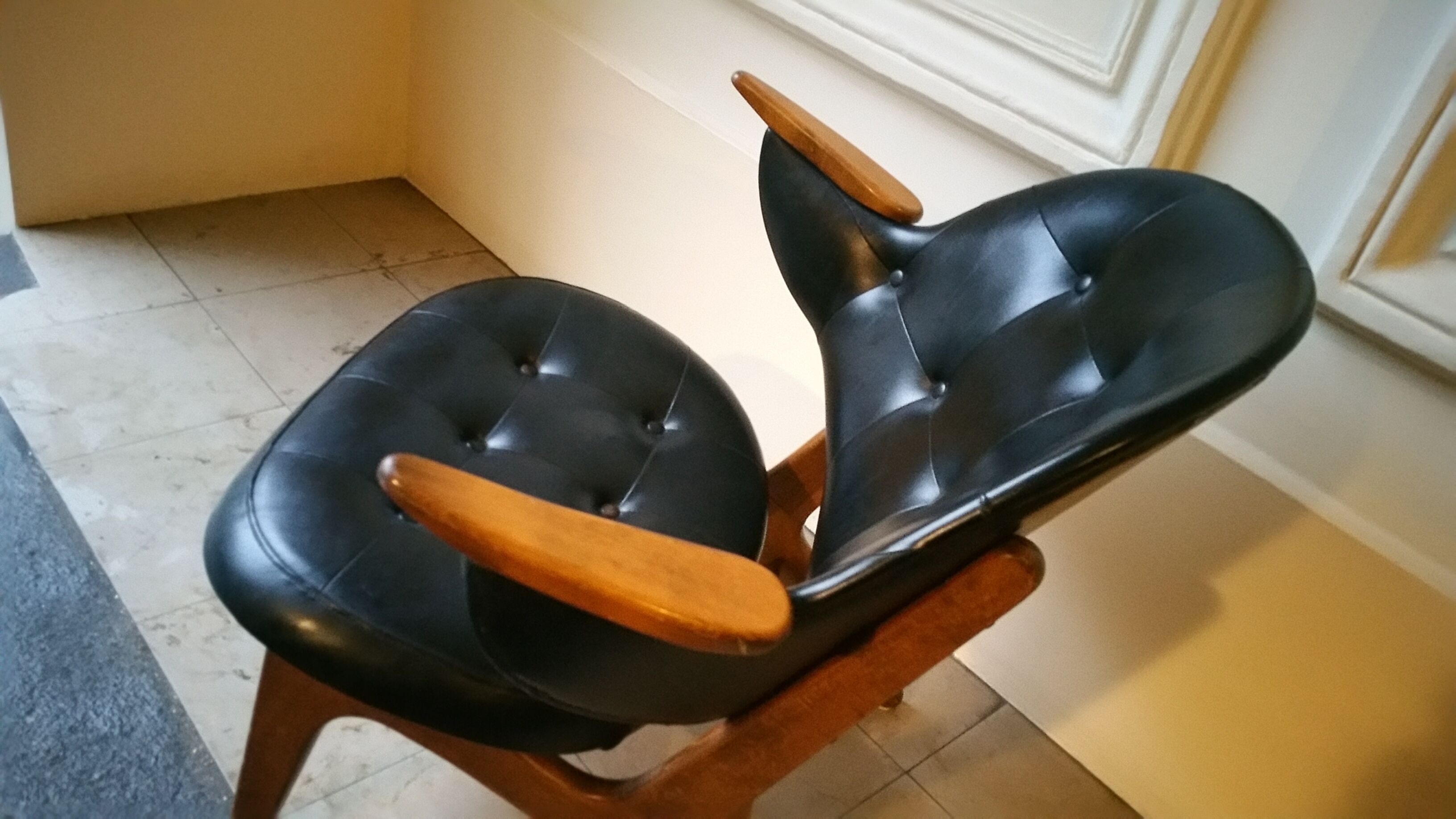 Chair cocktail Danish of Carl Edward Matthes Scandinavian vintage 50-60 years