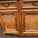 Buffet Louis XV époque 19ème en bois chêne massif