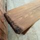 Bench 200 cm old patinated solid wood