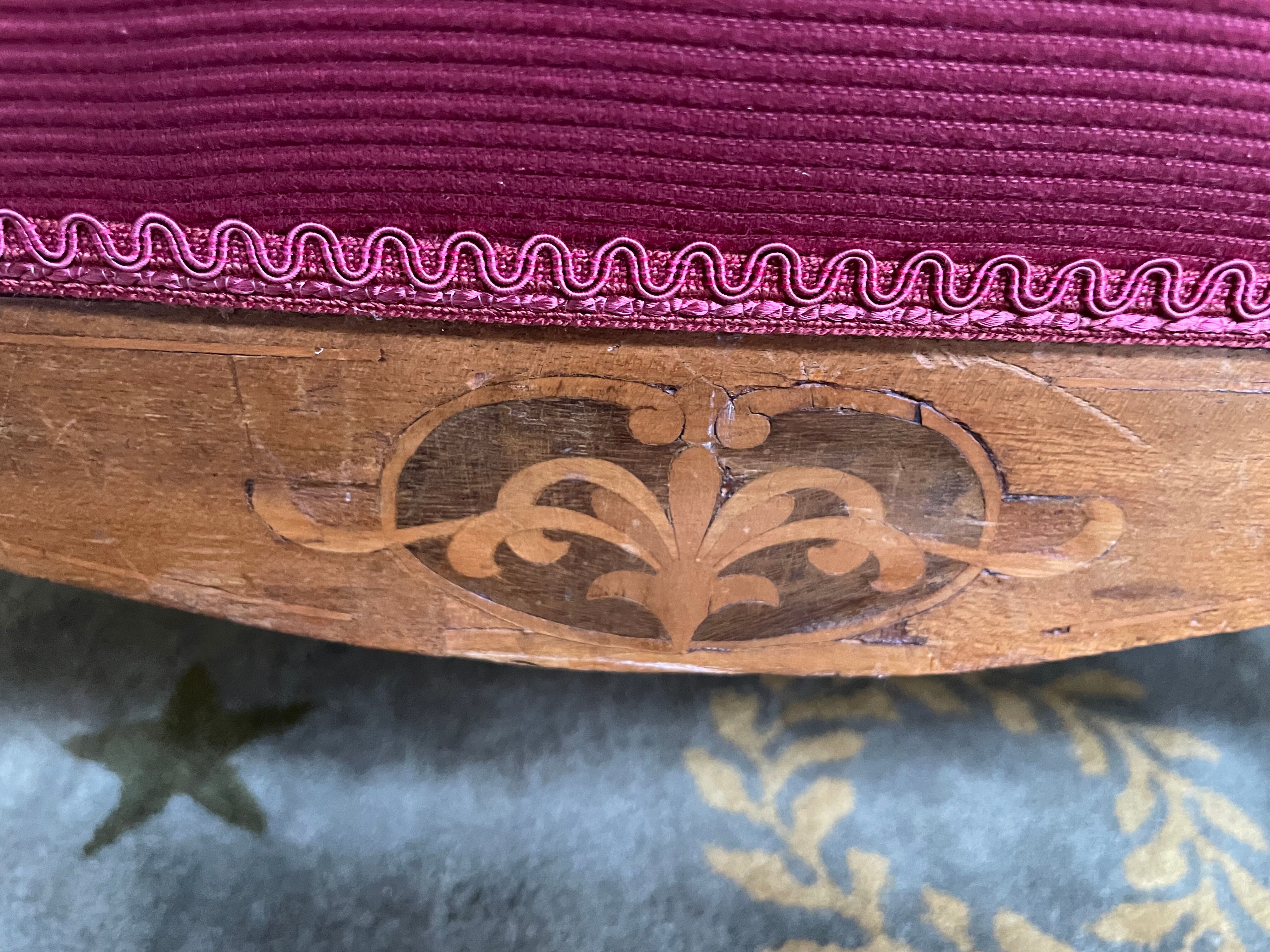 Pair of shepherdess armchairs Art Deco era