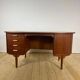 Vintage teak desk by H.P. Hansen – Mid-century elegance for refined interiors