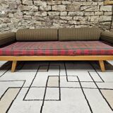 Vintage chaise longue daybed 1960"