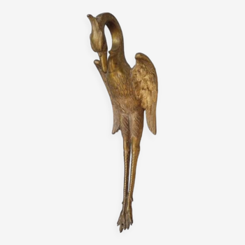 Applique en bronze Heron ep art deco 1930/40