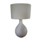 Table lamp ovoid shape with lampshade