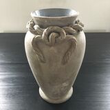 Mud decoration vase rope