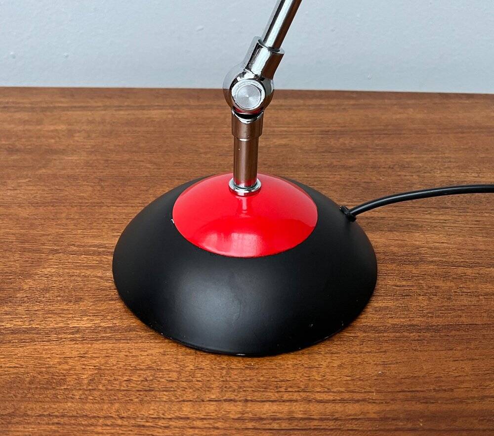 Lampe de table minimaliste de l'ère spatiale allemande du milieu du siècle par Hoffmeister Leuchten, années 1960