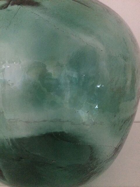 A very nice blue green about 15 l demijohn