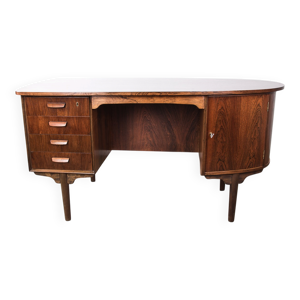 bureau danois ovale en - 1960
