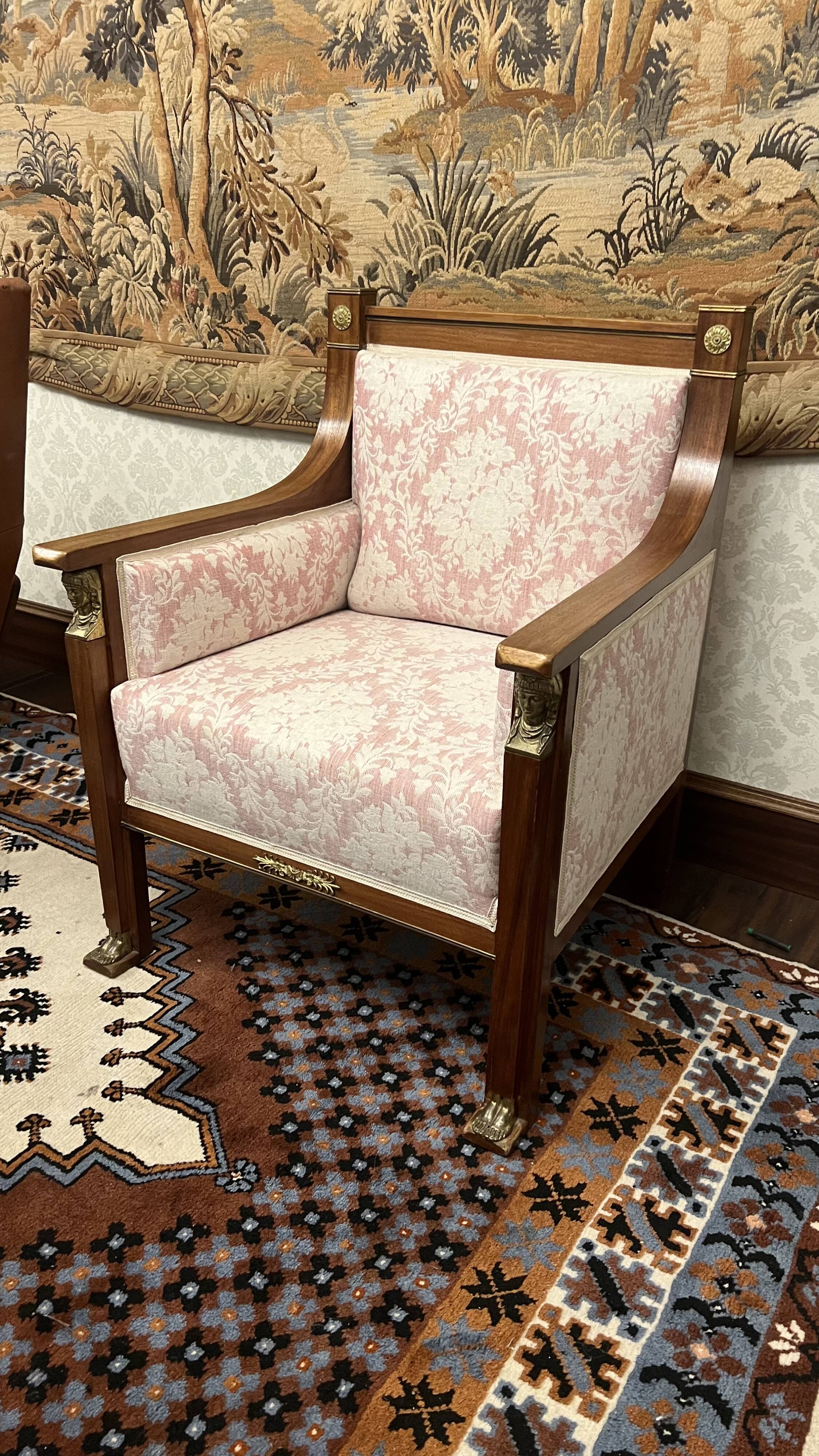 Fauteuil Empire Restauration, 1825, France