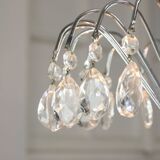 Vintage Viennese Medium Sized Crystal Chandelier, 70s