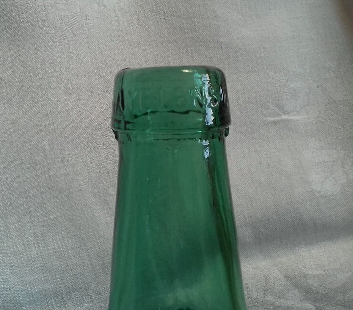 Demi-john bottle green glass