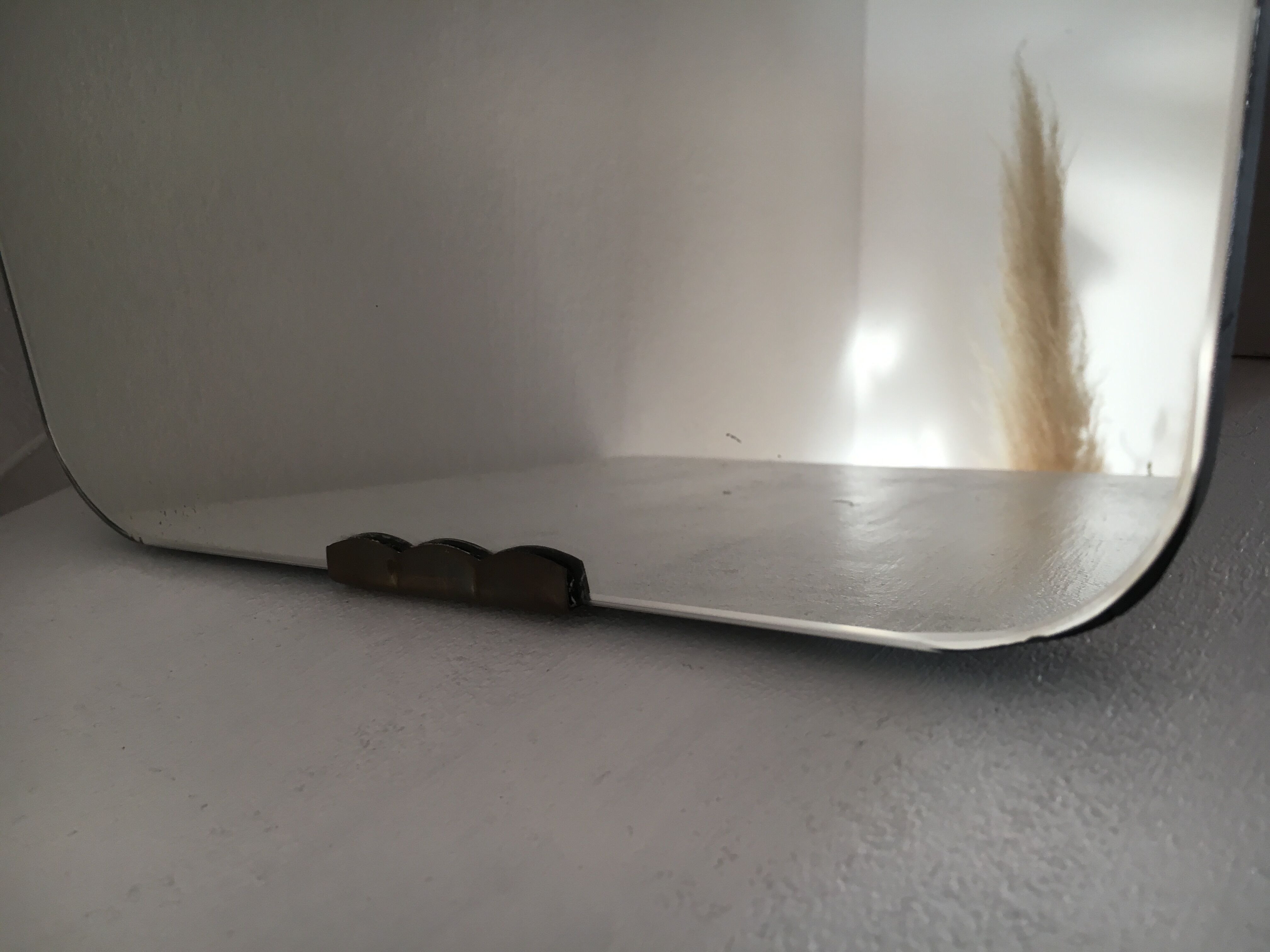 Mirror vintage with crown 53 x 33 cm