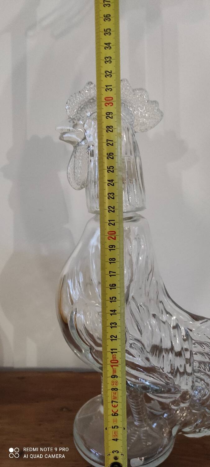 Rooster bottle carafe